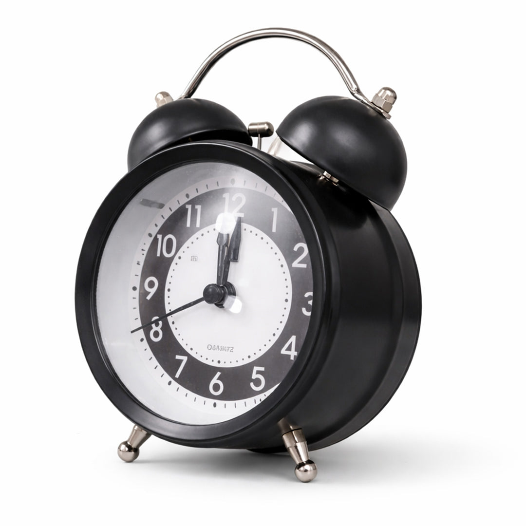 منبه مكتب كلاسيكي ستيل لون أسود