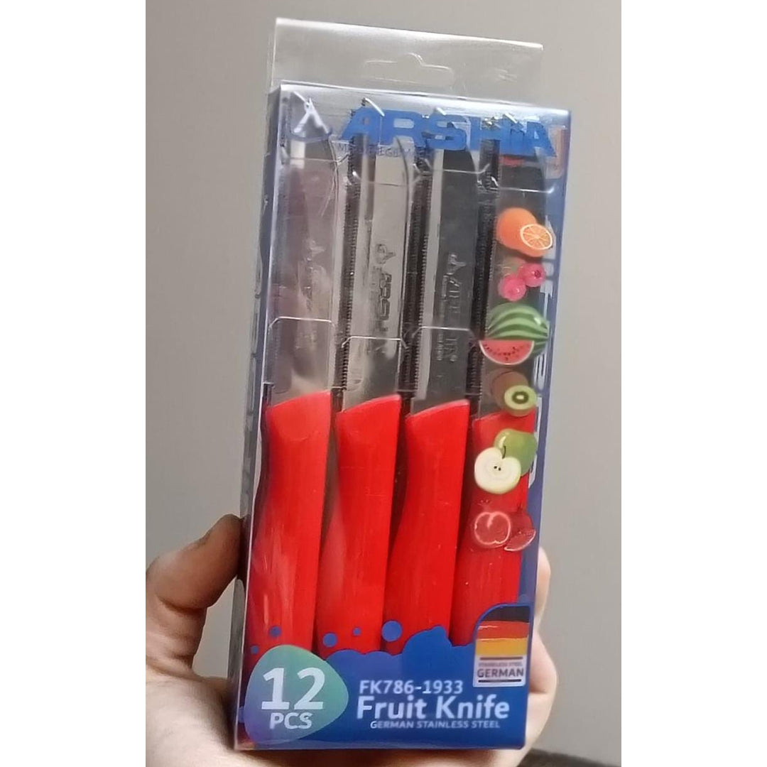 طقم سكاكين فواكه من آرشيا 12 سكين ملونة