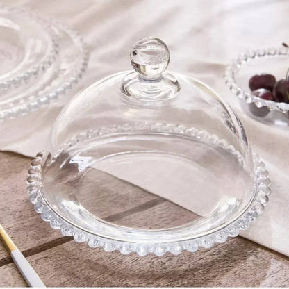 تمرية - صحن تقديم تمر زجاجي بابلز