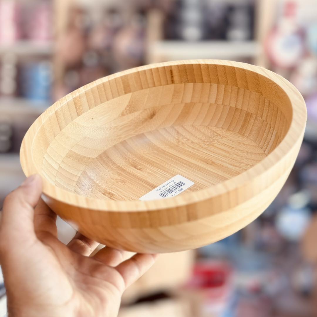 صحن متوسط خيزران بامبو