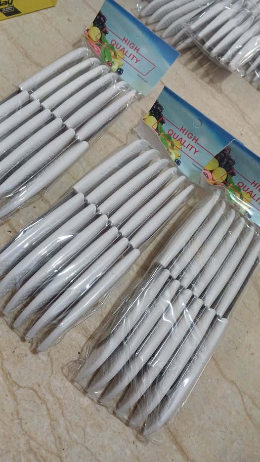 سكاكين تقطيع فواكه 12 قطعة