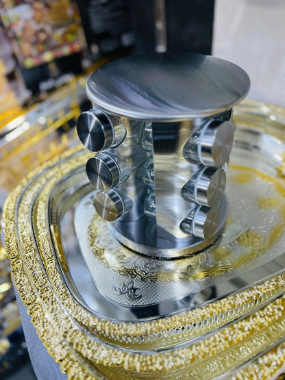 طقم ملاحيات بالستاند ستيل