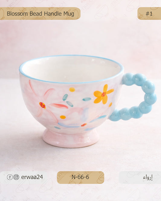 مق مرسوم يدوي زهور ويد فقاعات