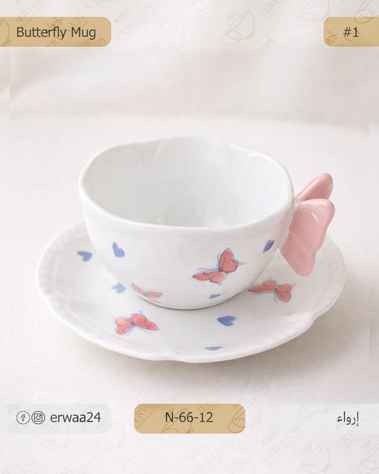 مق الفراشة بالصحن