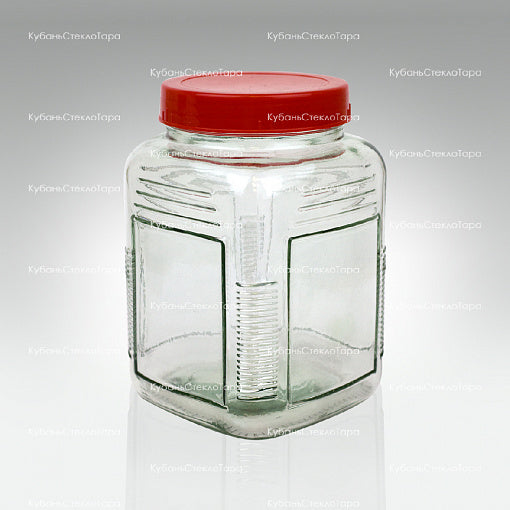 فازو بلاستك بسعة 1.5 لتر برطمان